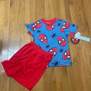 Marvel Spider-Man Kids Pajama Set‎ - NWT small 6/7